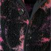 YMC Beach Graffiti Jacquard Fleece Wool Blend Jacket in Black Multi, size S