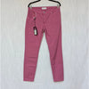 Care Label Cigar 137 Crossover Jean Womens 31 Fucsia Denim Straight Skinny NWT