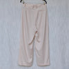The Frankie Shop Tansy Pants Womens M Pleated Pinstriped Crepe Straight Wide Leg