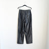 NA-KD x Angelica Blick Black Faux Leather PU Mid Rise Pants, size 36/US 6/S