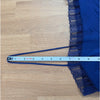 ERES Poupee Cotton Nightdress Slip Dress Womens S M Blue Lace Trim Adjustable