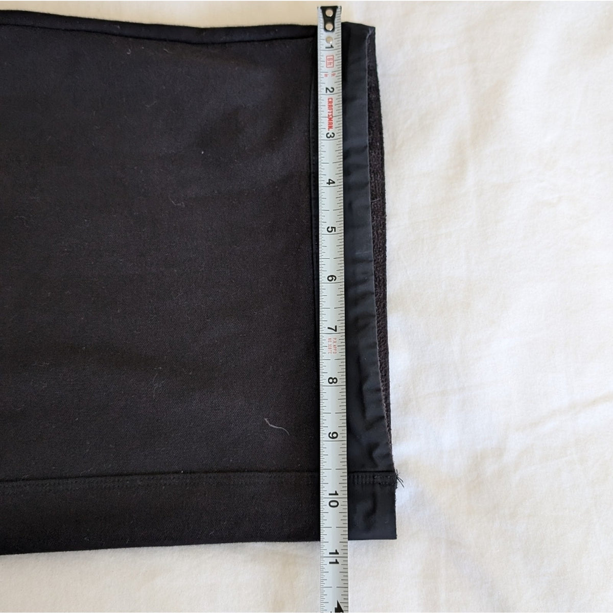 Athleta Triumph Hybrid Black Wide Leg Crop Athleisure Pants, size XS