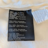 Via Spiga White Hooded Faux Fur Full Zip Quilted Coat Jacket, size XS