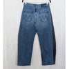 Mother The Half Pipe Flood Jeans Womens 28 Blue High-rise Wide Curved Leg