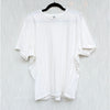 Totême Toteme Oversized Cotton Tee Womens L White Jersey Short Sleeve T-shirt