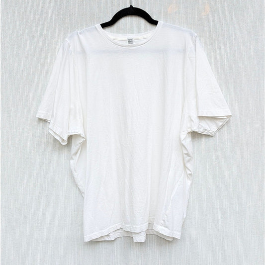 Totême Toteme Oversized Cotton Tee Womens L White Jersey Short Sleeve T-shirt