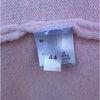 Rossopuro Pink Wool/Cashmere Long Sleeve Button Front Cardigan, size IT44/M