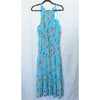 A.L.C Elara Printed High-neck Tiered Midi Dress Womens 10 Multi Floral Silk NWT