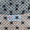 Red Valentino by Valentino Dress Womens IT 48/US 12 Black Tulle Tiered Dot Mini
