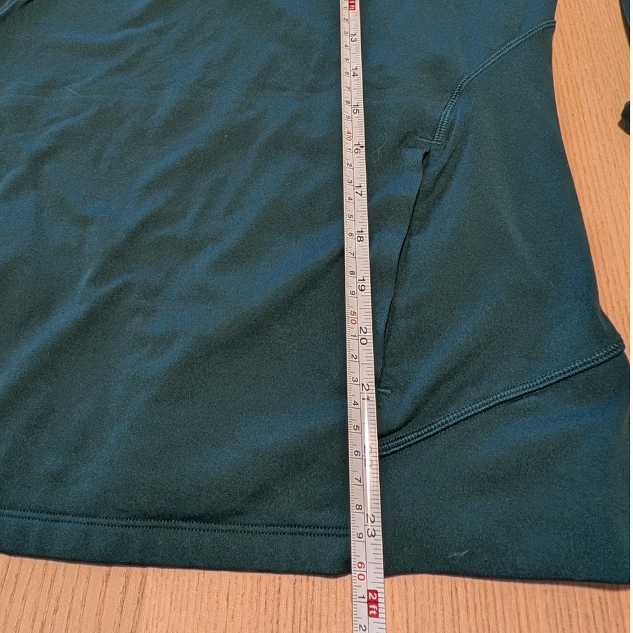 Lululemon Its Rulu Run Classic-Fit Crew *Fleece Womens 6 Storm Teal W3HE8S