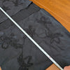 Zara Black Floral Embroidery Beaded Open Front Kimono Jacket, size M-L