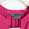 Vince. Pink Split Neck Short Sleeve Blouse Relaxed Fit Dress, size XS