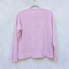 Rossopuro Pink Wool/Cashmere Long Sleeve Button Front Cardigan, size IT44/M