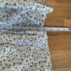 Doen Anusha Floral Print Cotton Midi Dress Womens L Green Summer Nectar Ruffle