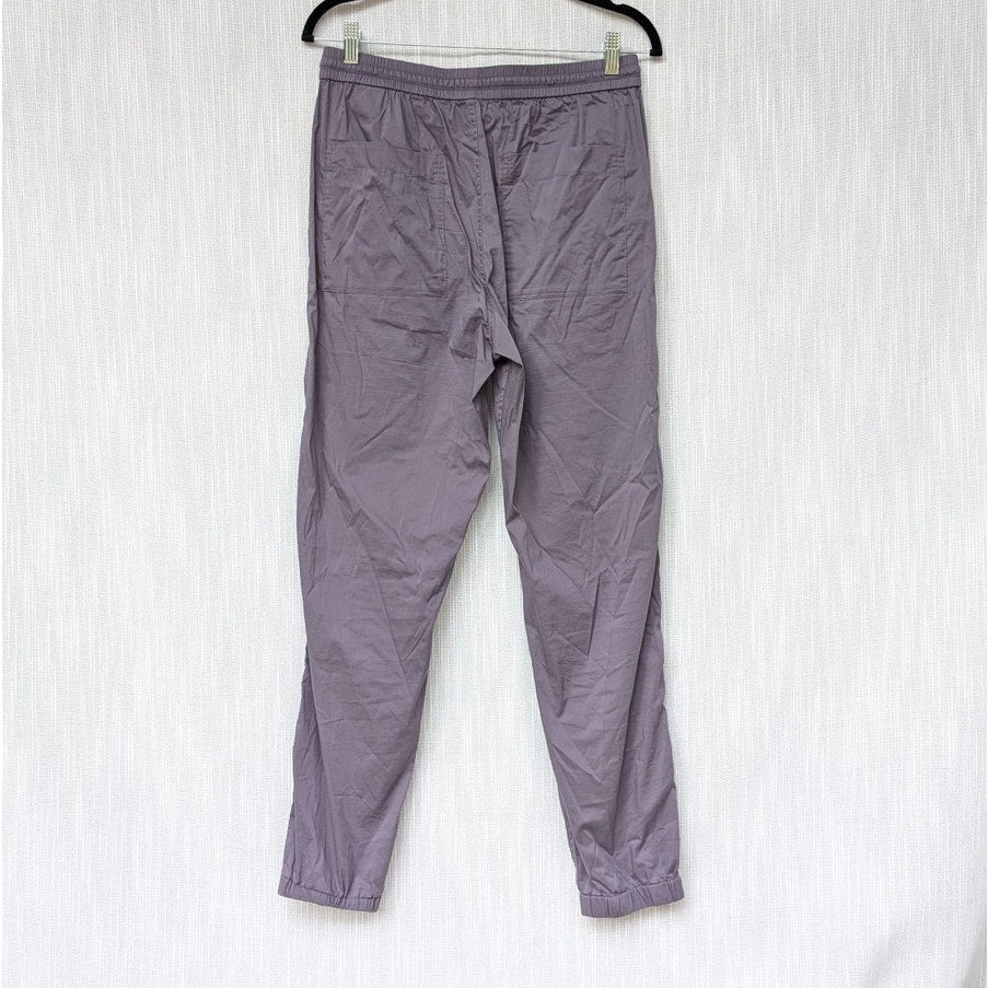 COS Purple Casual Cotton Blend Lightweight High-rise Pants, size S