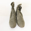 Valentino Garavani Rockstud Bootie Womens EU40/US 10 Green Khaki Suede Ankle