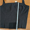 Maeve Anthropologie Top Womens XL Black Halter Linen Blend Structured Corset NWT