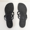 Hermes Island Sandal Womens EU 39/US 8.5 Black TPU Iconic Chain Made in Italy