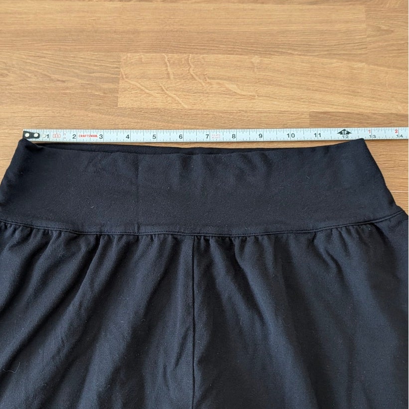 Sweaty Betty Wide Leg Trousers Womens 4-6 Black High-rise Relaxed Ankle