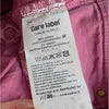 Care Label Cigar 137 Crossover Jean Womens 31 Fucsia Denim Straight Skinny NWT