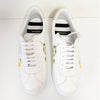 Aquazzura Leather & Snakeskin Lemon-print Low Top Sneakers Womens EU39.5/US9.5