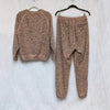 John Elliott 2PC Set: Brown Sweatshirt, size 1/S & Sweatpants, size 2/M