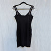 Just Cavalli Dress Womens IT42/US 6 Black Sleeveless Bodycon Slim Mini Logo NWT