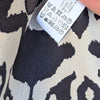 Zara Dress Womens S Black/White Printed Long Sleeve V-neck Relaxed Shirt Mini