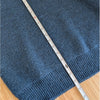 Realtakai RT Blue Knit Crewneck Long Sleeve Sweater, size M