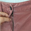 Prada Dusty Corduroy Straight-Leg Pants Womens IT 44/US 8 Rose Pink High-rise
