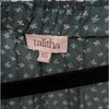 Talitha Green Floral Print Cotton/Silk Off-the-Shoulder Blouse Top, size XS