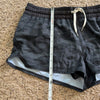 Vuori Clementine Camouflage Stretch Gray Camo Athletic Stretch Shorts, size L