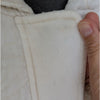 Silence+Noise White Quilted Velvet Hooded Full Zip Cropped Jacket, Size XS/S