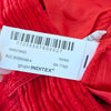 Zara 1255/507/600 Cord Pants Womens S Red High-rise Straight Full Length NWOT