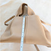 Polene Numero Neuf Edition Textured Sand Leather Shoulder Crossbody Bag