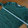 Rebecca Taylor Green Ruched Puffed-Sleeve Long Sleeve Top, size S