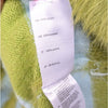 Compania Fantastica Fluffy Textured Knit Sweater in Green Striped Print, size S