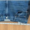 Mother The Half Pipe Flood Jeans Womens 28 Blue High-rise Wide Curved Leg