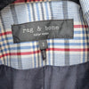 Rag & Bone Elise Wool Blend Plaid Blazer Womens 2 Gray/Blue Double-breasted