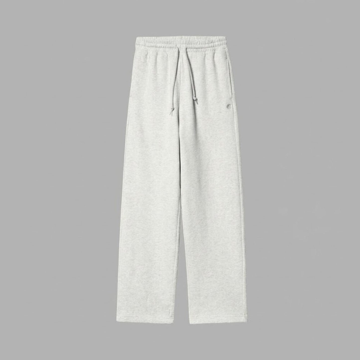 Carhartt WIP Women's Light Gray Straight/Wide Leg Sweatpants, Size M