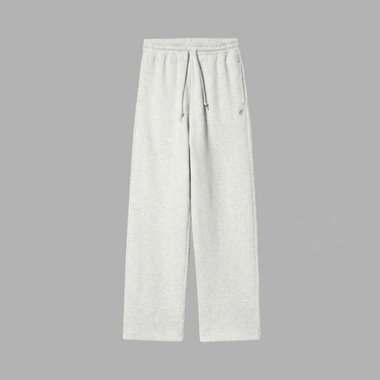 Carhartt WIP Women's Light Gray Straight/Wide Leg Sweatpants, Size M