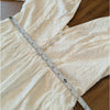 Nicholas Celie Dress Womens 6 NWT White Cotton Featherington Eyelet Midi/Maxi
