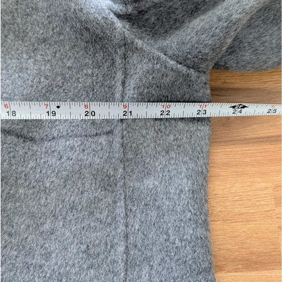 Anine Bing Quinn Blazer Womens Heather Grey Wool Cashmere Oversized Jacket XL