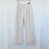 Abercrombie Wide Leg Curve Love Pants Womens 26/2R Ecru High-rise Chino NWT