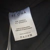 RE ONA Campbell Black Modal Jersey Midi Sleeveless Dress, size L
