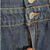 Re/done Denim Corset Mini Skirt Womens 27 Indigo Flow Cotton Button Front