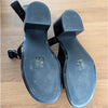 Rag & Bone Geo Stud Block Heeled Sandals Womens 8 Black Leather Wrap Like New