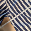 NWT APC Rue Madame Plaja Dress Striped White/Navy Shirt Dress Robe, size 36