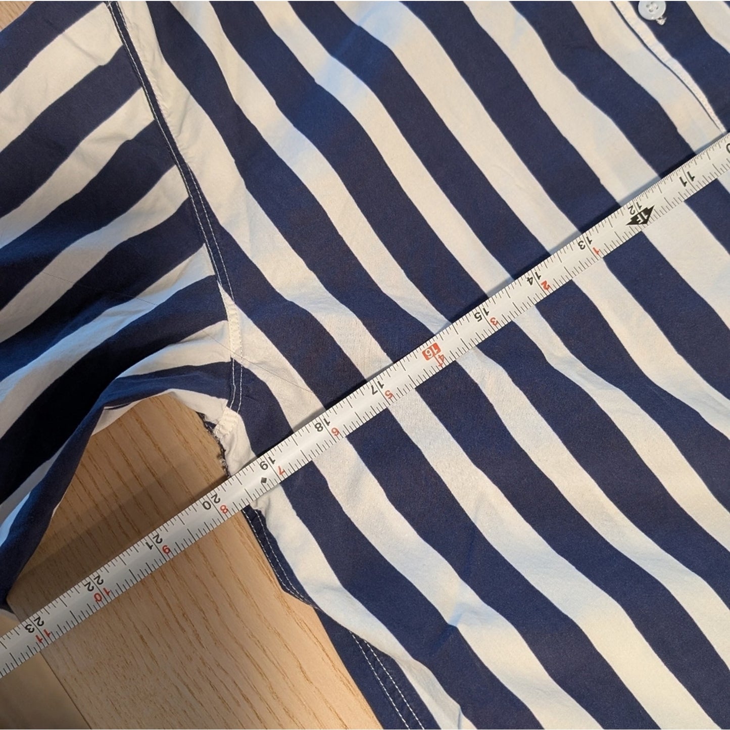 NWT APC Rue Madame Plaja Dress Striped White/Navy Shirt Dress Robe, size 36
