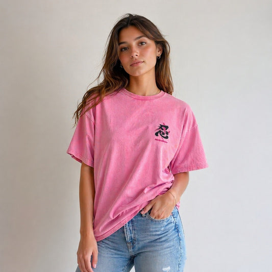 FR2 #FR2 Fxxking Rabbits Graphic T-shirt Unisex L Pink Japan Rabbit Ninja Print
